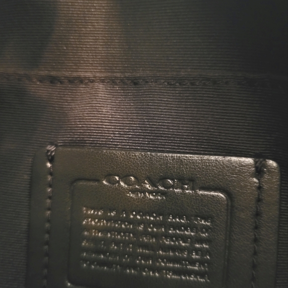 Coach Gray Monogram Shoulder Bag - Picture 5 of 8